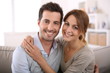 Portrait of smiling loving couple
