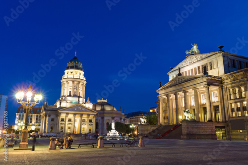 Photo: The Gendarmenmarkt in Berlin The Gendarmenmarkt in Berlin