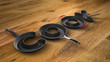 Cook pan letters perspective