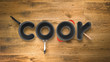 Cook pan letters