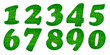 Green numbers set