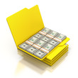 Illustration: Money in the folder Money in the folder