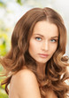 beautiful woman with long hair