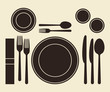 Vector: Place setting Place setting