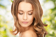 beautiful woman with long hair