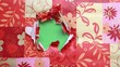 Opening Christmas Gift