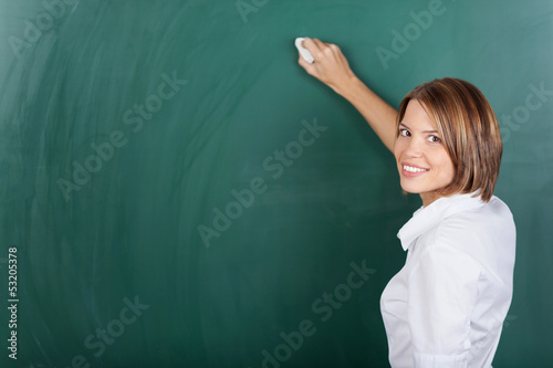 Photo: Smiling female teacher Smiling female teacher
