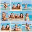 Photo: Photo of happy family on the beach Photo of happy family on the beach