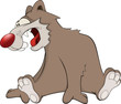 Brown Bear. Cartoon