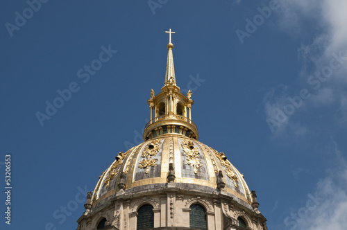 Photo: Kuppel, Invalidendom, Paris, Frankreich Kuppel, Invalidendom, Paris, Frankreich