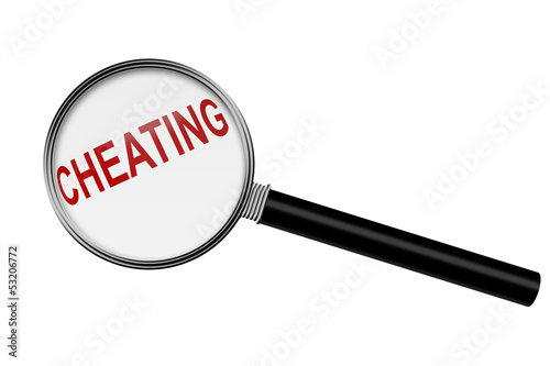 Photo: Finding the cheater Finding the cheater