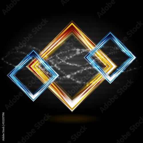 Vector: Colourful abstract shapes. Vector logo Colourful abstract shapes. Vector logo