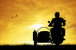 man on the sidecar