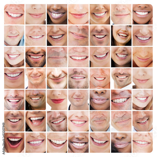 Photo: Collage of smiles Collage of smiles