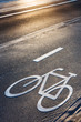 Radweg, Fahrrad, Symbol