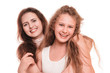 young mother and daughter