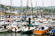 yacht mooring in Brittany