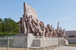Statues in front of Mausoleum of Mao Zedong in Beijing, China