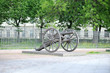 old cannon on the square