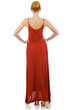 Woman in fashion dress concept on white