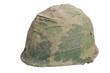 US Army M1 helmet with mitchell pattern camouflage cover 