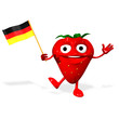 3d rendered of a German Strawberry