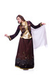 Photo: Young lady dancing traditional azeri dance Young lady dancing traditional azeri dance