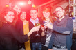Group of Friends in a Night Club