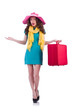 Young woman preparing for vacation