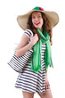 Young woman in summer concept