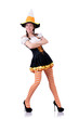 German girl in traditional festival clothing