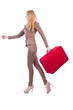 Young woman preparing for vacation