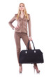 Young woman preparing for vacation