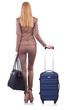 Young woman preparing for vacation