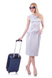 Young woman preparing for vacation