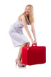 Young woman preparing for vacation