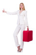 Young woman preparing for vacation