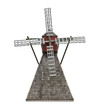 Old Wooden Windmill
