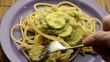 Video: Bucatini con le zucchine Pasta with zucchini Bucatini con le zucchine Pasta with zucchini