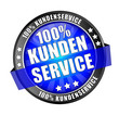 Icon Button 100 Prozent Kundenservice Schwarztöne