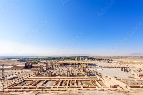Photo: Scenic view of the Tachara Palace in Persepolis, Shiraz, Iran. Scenic view of the Tachara Palace in Persepolis, Shiraz, Iran.