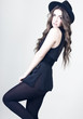 Portrait of beautiful girl in hat