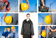 Foto: workers set workers set