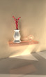 canvas print picture - Regal Vase Glaskugel