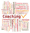 Vector: Nuage de Mots - Coaching en français Nuage de Mots - Coaching en français
