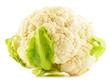 Foto: Fresh cauliflower isolated on white. Raw vegetable Fresh cauliflower isolated on white. Raw vegetable