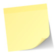 Yellow Stick Note