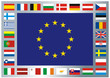 Vektor: Flags of EU Flags of EU