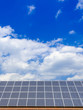 solar cells on the roof