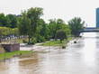 canvas print picture - Flood in Germany